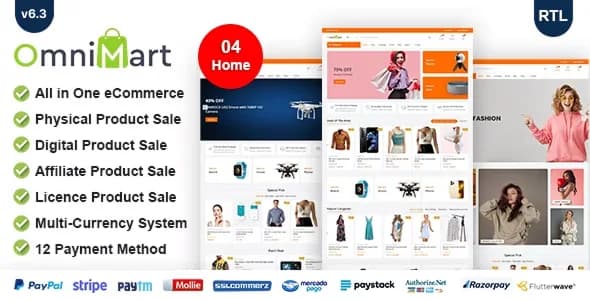 OmniMart - Single Vendor eCommerce Platform