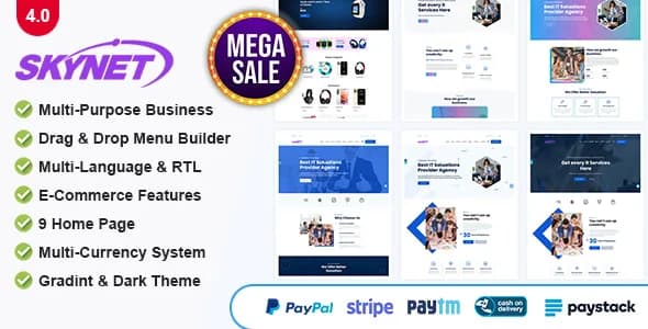 Skynet - Multipurpose Business CMS with Store Preview